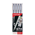 Pochette De 4 Stylo Gel Uni-ball Signo - Argent