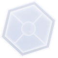 Moule en silicone forme hexagonale 11.5 X 10 cm