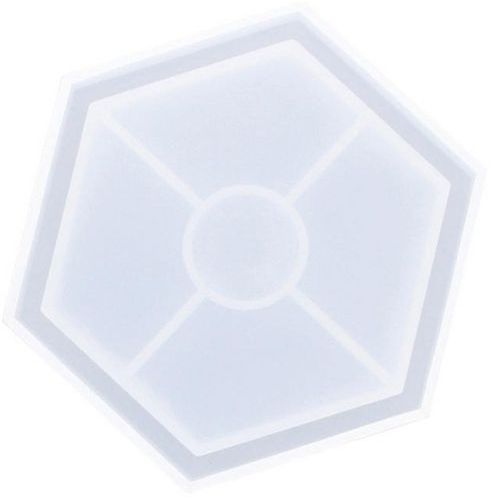 Moule en silicone forme hexagonale 11.5 X 10 cm
