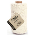 Bobine de 100m de coton câblé recyclé 2mm - Ecru