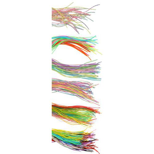 Schoolpack de 500 scoubidous 80 cm, couleurs assorties