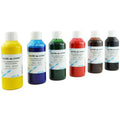 Set de 6 flacons d'encre de Chine 250ml, couleurs assorties