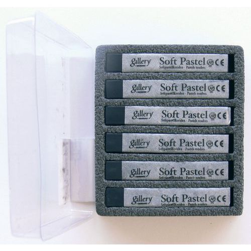 Pastels secs tendres, section carrée 1cm, longueur 66 mm - Mungyo