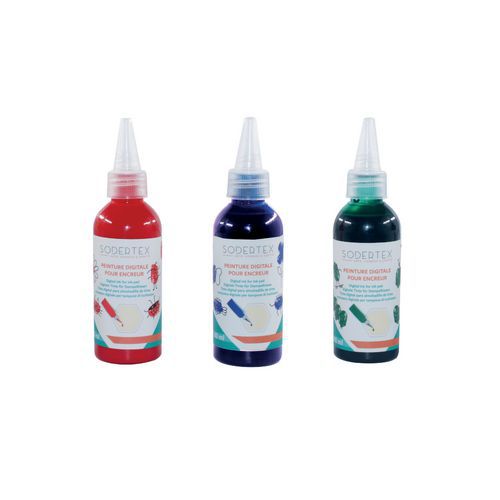Lot De 3 Recharges 80ml Pour Tampon Encreur Complémentaires