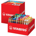 Maxi schoolpack 76 crayons woody 3 in 1 + 4 taille-crayons - Stabilo