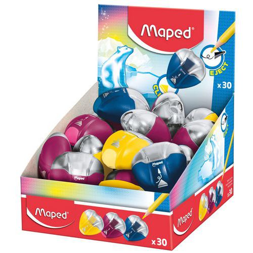 Taille-crayon igloo eject 1 trou avec réservoir - Maped