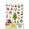 Pochette 6 feuilles gommettes Noël - Apli Kids