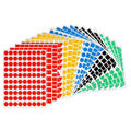 Pochette 3280 Gommettes Géométriques 5 Couleurs 16mm