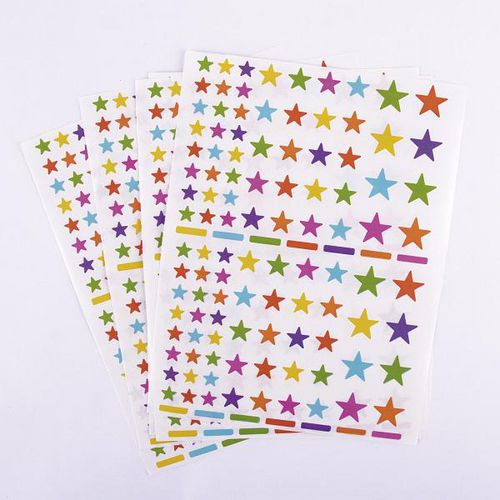 Pochette 624 gommettes étoile peps 2 tailles 1,3-2 cm - Apli Kids