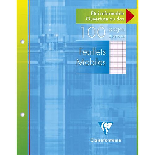 Feuillets mobiles sous étui 17x22 cm - Clairefontaine