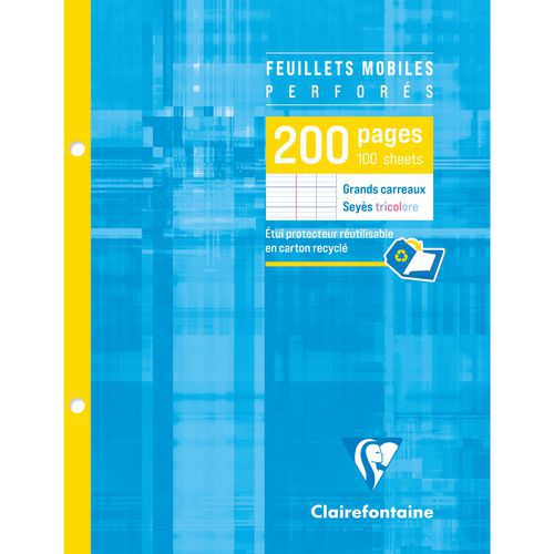 Feuillets mobiles sous étui 17x22 cm - Clairefontaine