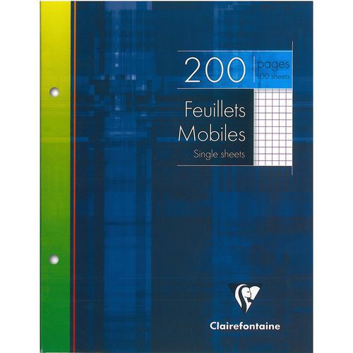 Feuillets mobiles sous étui 17x22 cm - Clairefontaine