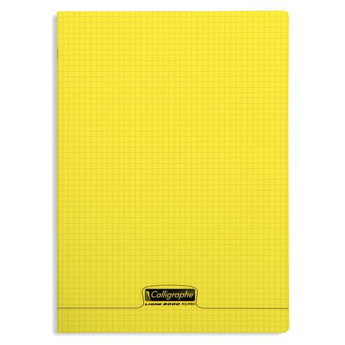 Cahier piqué 8000 polypro A4 5/5 96p - Calligraphe