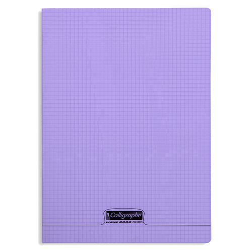 Cahier piqué 8000 polypro A4 5/5 96p - Calligraphe