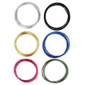 Lot de 6 fils aluminium 5 m Ø 2 mm, couleurs assorties