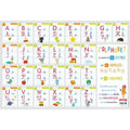 Poster 50x70cm Écriture Alphabétique