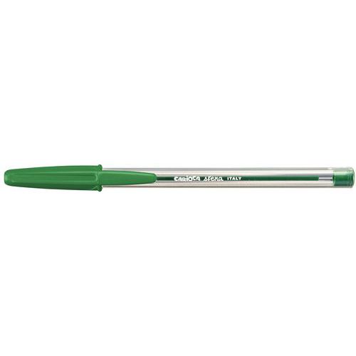 Stylo Bille Pointe Moyenne 1mm Carioca Sfera Vert