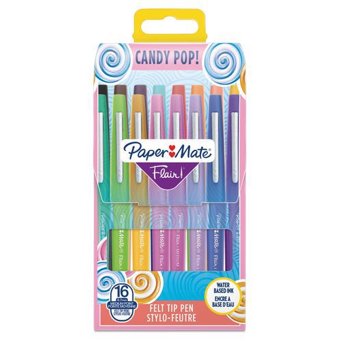 Pochette 16 Flair Papermate Candy Pop