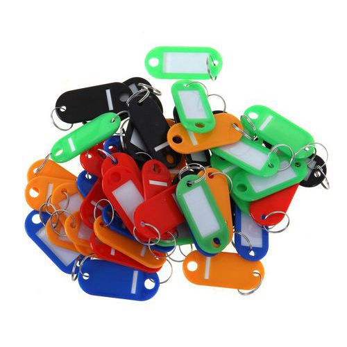 Lot De 20 Porte-clés Couleurs Assorties