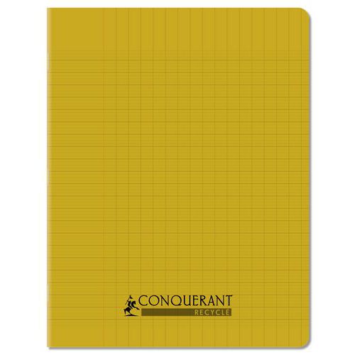 Cahier Polypropylène 90g 96pages Seyes 17x22cm Recyclé Jaune