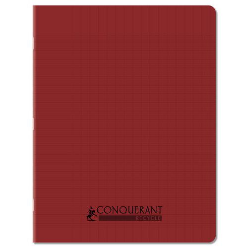 Cahier Polypropylène 90g 96pages Seyes 17x22cm Recyclé Rouge