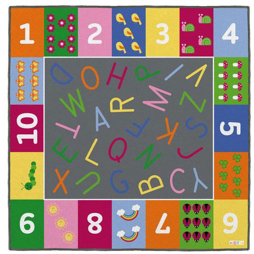Tapis lettres et chiffres