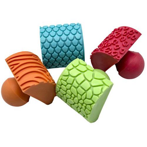 Set 4 Tampons À Bascule Géants Motifs Animaux