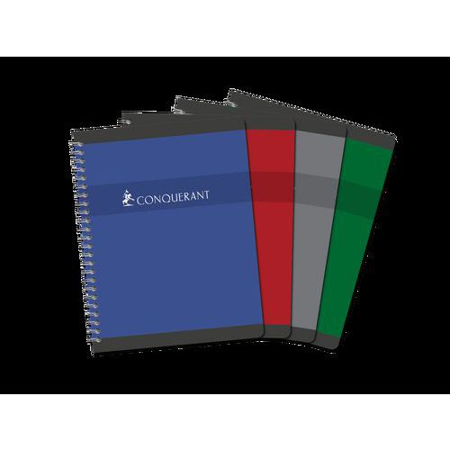 Cahier spiralé 17x22 cm 100 pages seyes 70g NF 60 - Conquerant
