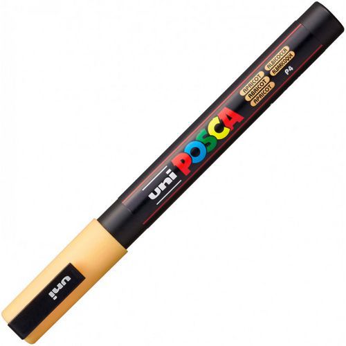 Marqueur Posca Pc3m Pointe Fine Ogive 09 -15 Mm - Abricot