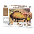 Lot 5 Pochoirs Artistiques 2 En 1 - Peintures Rupestres