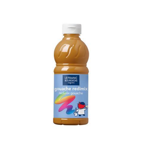 Flacon 1L de gouache liquide redimix lefranc bourgeois - or