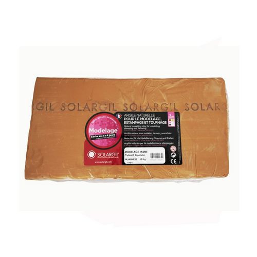 Pain 10 kg argile couleur - ocre jaune