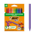 Etui carton 12 craies 12 cm Plastidecor - Bic