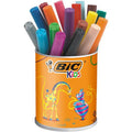 Pot plastique 18 feutres Visacolor - Bic