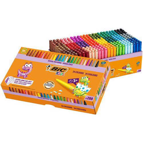 Maxi classpack 288 feutres Visacolor - Bic