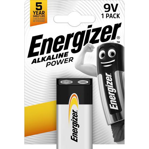 Pile Carrée Alcaline 9v Energizer