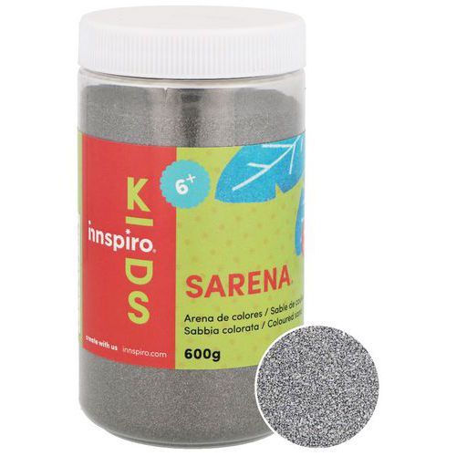 Pot 600g de sable coloré - argent