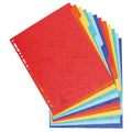 Intercalaire carte lustrée XXL 12 positions