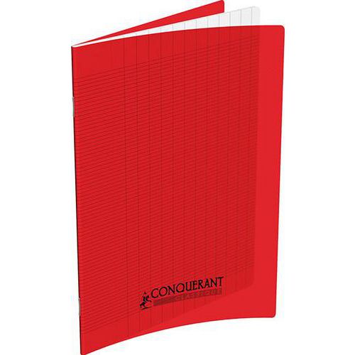 Cahier Polypropylène 90g 48p Seyes 17x22 - Rouge