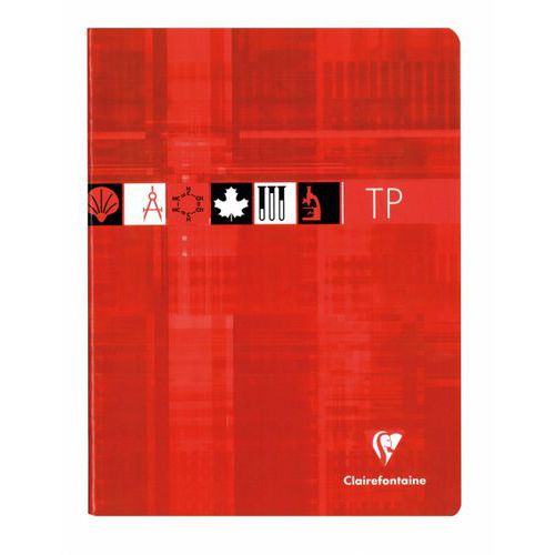 Cahier TP A4 80 pages seyes 90g dessin 125g - Clairefontaine