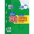 Copie double 200p seyes 90g A4 perforées + 100p gratuites - Oxford