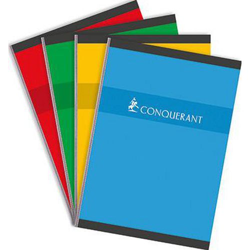 Cahier broché 70g A4 192 pages 5x5 - Conquerant