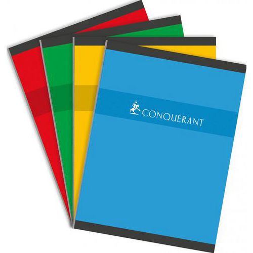 Cahier broché 70g 24x32 cm 192 pages Seyès - Conquerant