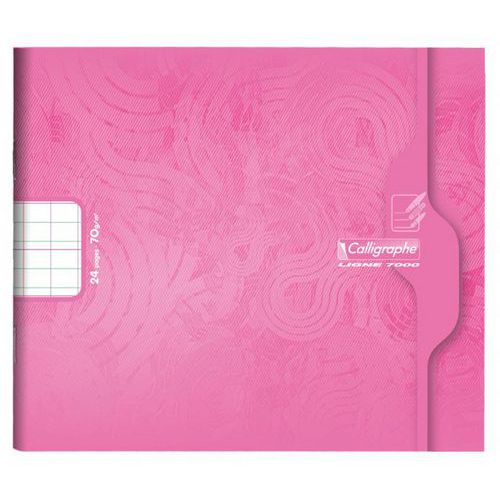 Cahier maternelle 24 pages 17x14.7 70g double ligne 3mm - Calligraphe