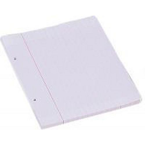 Etui 100 feuillets recharges classeurs 17x22cm Seyès blanc - Pichon