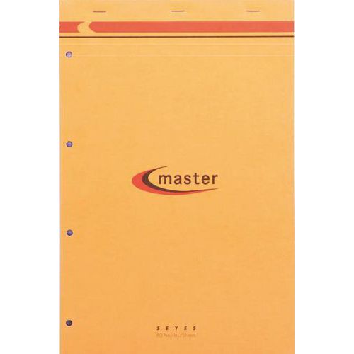 Bloc Notes Étudiant 80 Feuilles 80g 21x315cm Seyes Perforé