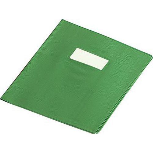 Protège-cahier 17x22 Cm Plastique 20/100e - Vert Foncé