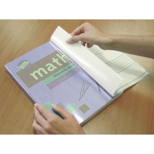 Feuille couvre livre adhésive
