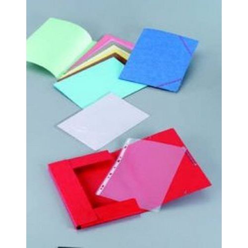 Chemise à élastiques et rabats A4 - Rouge