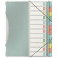 Trieur 12 compartiments 24x33 cm polypropylène couleur - Esselte